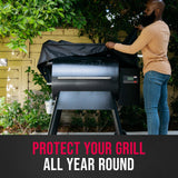 Grillman Heavy Duty Grill Cover for Traeger Pro Series 575/22, Lil Tex Elite, Eastwood, Z Grill 550B, Renegade Models, Eastwood 22, Elite 22, Lone Star Elite, Pro 20, Wood Pellet Grill, Smokers & More