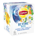 Lipton Bedtime Bliss Herbal Supplement Tea Bags, 15 Count (Pack of 4)