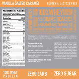 Isopure Protein Powder, Zero Carb Whey Isolate with Vitamin C & Zinc for Immune Support, 25g Protein, Keto Friendly, Vanilla Salted Caramel, 42 Servings, 3 Pounds (Packaging May Vary)