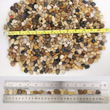 Miukada 10 Pounds River Rocks, Pebbles, Decorative Polished Gravel, Natural Polished Mixed Color Stones