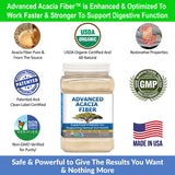 Kidney Restore Verified Organic Acacia Fiber Powder Prebiotic Soluble Fiber Powder Perfect Bathroom Trips, Digestion, IBS Relief, Leaky Gut Repair 24oz w/Scooper