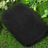 Breling Knee Scooter Pad Cover Faux Sheepskin Scooter Seat Cushion Memory Foam Knee Scooter Cushion Soft Plush Walker Seat Cover Universal Knee Scooter Accessories for Comfort During Injury (Black)