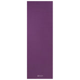 Gaiam Essentials Premium Yoga Mat with Yoga Mat Carrier Sling, Purple, 72 InchL x 24 InchW x 1/4 Inch Thick