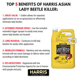 HARRIS Asian Lady Beetle, Japanese Beetle, and Box Elder Killer, Liquid Spray with Odorless and Non-Staining Extended Residual Kill Formula for Insects (Gallon) & Spectracide Bag-A-Bug Japanese