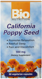 Bio Nutrition California Poppy Vegi-Caps, 60 Count