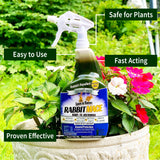 Nature’s MACE Rabbit Repellent 1 Gal Concentrate/Covers 2 Acers/Rabbit Repellent and Deterrent/Keep Rabbits Out of Your Lawn and Garden/Safe to use Around Children & Plants