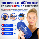 Ice Pack (3-Piece Set) – Reusable Hot and Cold Therapy Gel Wrap Support Injury Recovery, Alleviate Joint and Muscle Pain – Rotator Cuff, Knees, Back & More (3 Piece Set - Classic)