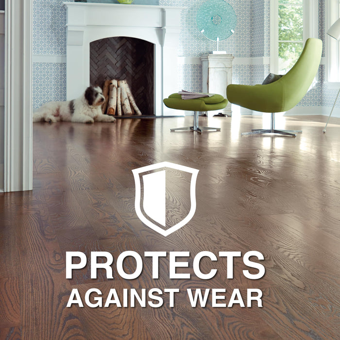 Bona Hardwood Floor Polish - 32 fl oz - High Gloss Shine - 32 oz covers 500sq ft of flooring - for use on Wood Floors