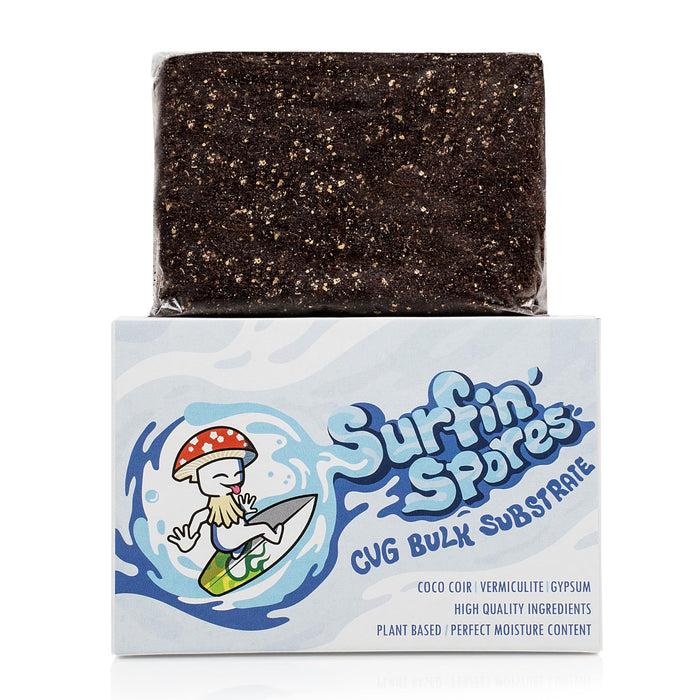 Surfin' Spores 5 Pounds Pasteurized Coco Coir Based Mushroom Substrate