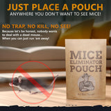 10 Pack All-Natural Mice Repellent Pouches – Harmless Peppermint Essential Oil Mouse Deterrent - Keep Mice Out of Your Home and Your Family Safe - by Tougher Than Tom