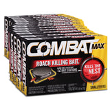 Combat Max Roach Killing Bait, Small Roach Bait Station, 12 Count (Pack of 12)