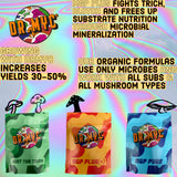 DRMyc.com - MGP Plus - Growth Promoter for Mushroom Substrates. MGP Increases Colonization Speed, Yields, Fruit Size & Reduces Trich - Works with Rye Berries, Millet, Dung Loving Mushrooms (10 Grams)