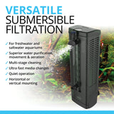 Fluval U4 Underwater Filter, Freshwater and Saltwater Aquarium Filter, A480,Black