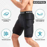 Bodyprox Protective Skating Shorts (Extra Small) Black