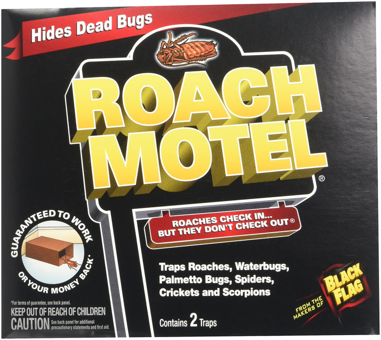 ... (6 Pieces) Black Flag Roach Motel Insect Trap