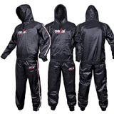 DEFY Heavy Duty Sweat Suit Sauna Exercise Gym Suit Fitness, Weight Loss, Anti-Rip, with Hood (XL)