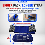 Ice Pack (3-Piece Set) – Reusable Hot and Cold Therapy Gel Wrap Support Injury Recovery, Alleviate Joint and Muscle Pain – Rotator Cuff, Knees, Back & More (3 Piece Set - Large)