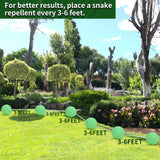 USKICH 20Pcs Snake Away Repellent, Repellent Balls for Outdoors Indoor Snakes Rats and Other Pests, Yard Lawn Garden Camping Fishing, Pest Insect Control