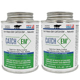 Catch EM' Sticky Coating 8oz Brush on Insect Trap Coating, Brush Cap, 2 Pack