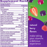 Vitafusion Womens Multivitamin Gummies, Berry Flavored Daily Vitamins for Women & Extra Strength Vitamin D3 Gummy, Strawberry Flavored Bone and Immune System Support