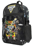 Monster Jam Megladon Grave Digger Max-D Monster Trucks Backpack Lunch Bag Water Bottle Ice Pack 5 Piece Mega Set