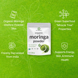 DEAL SUPPLEMENT Organic Moringa Leaf Powder, 3 Pounds – Fresh Indian Harvest – Raw Whole Leaves Source – Great for Traditional Tea – Green Superfood for Energy, Skin, & Immune Health – Non-GMO
