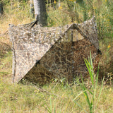AUSCAMOTEK Duck Hunting Pop Up Ground Blind Portable Quick Setup Lightweight Deer Blind 3-Sides Camouflage Tent