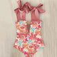 One Piece Swimsuit With Bow Detail Straps