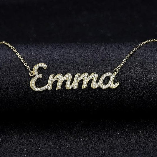 Iced Out Name Necklace