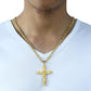 Cross Pendant Necklace For Men Black Gold Silver color Stainless Steel Pendant Necklace Men Hip Hop Jewelry