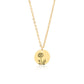 Birth Month Flower Necklace Gold Color January Snowdrop Flower For Women Gift The New Year 44cm(17 3/8&quot;) long, 1 Piece