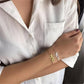 Handmade Bracelet & Bangle Custom Name Bracelet Gold Stainless Steel Cuff Bracelets For Women Love Message Customized Gift