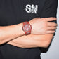 Hip hop Men's watch Big Dial Military Quartz Clock Luxury Rhinestone Business Waterproof wrist watches Relogio Masculino 10 Inch