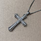 Men Women Diamond Cross Pendant, Diamond Cross Necklace