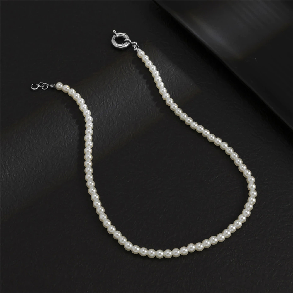 Freshwater Pearl Necklace Men, Mens Pearl Necklace Choker, Pearl Chain Men