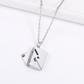 Customized Stainless Steel Love Letter Envelope Shape Pendant Necklace