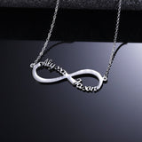 Infinity Name Necklace, Custom Name Necklace