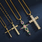Women Cross Pendant Necklace, Cross Necklace For Women, Diamond Cross Pendant