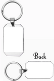 Custom Photo Keychains, Engraving On The Back