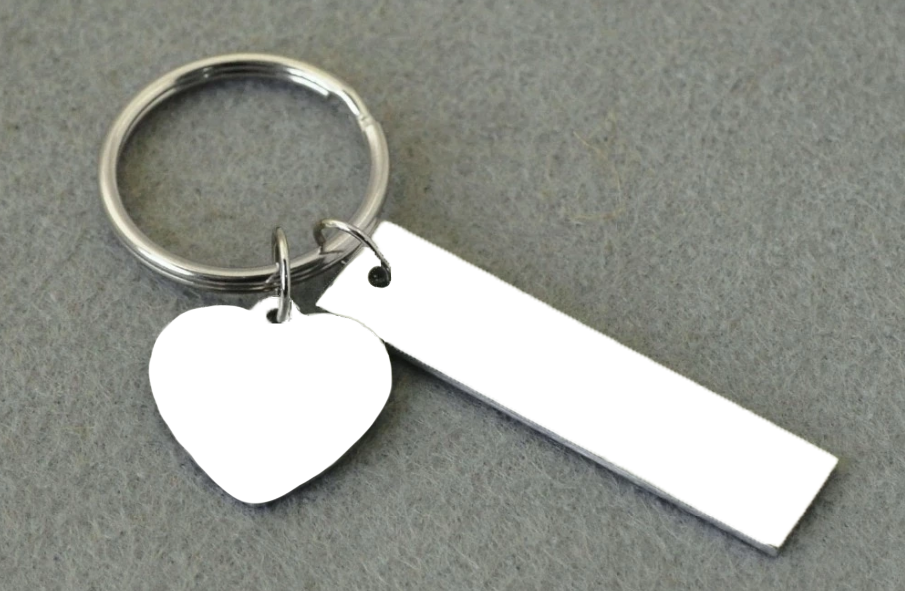 Custom Photo Keychain With Personalized Text