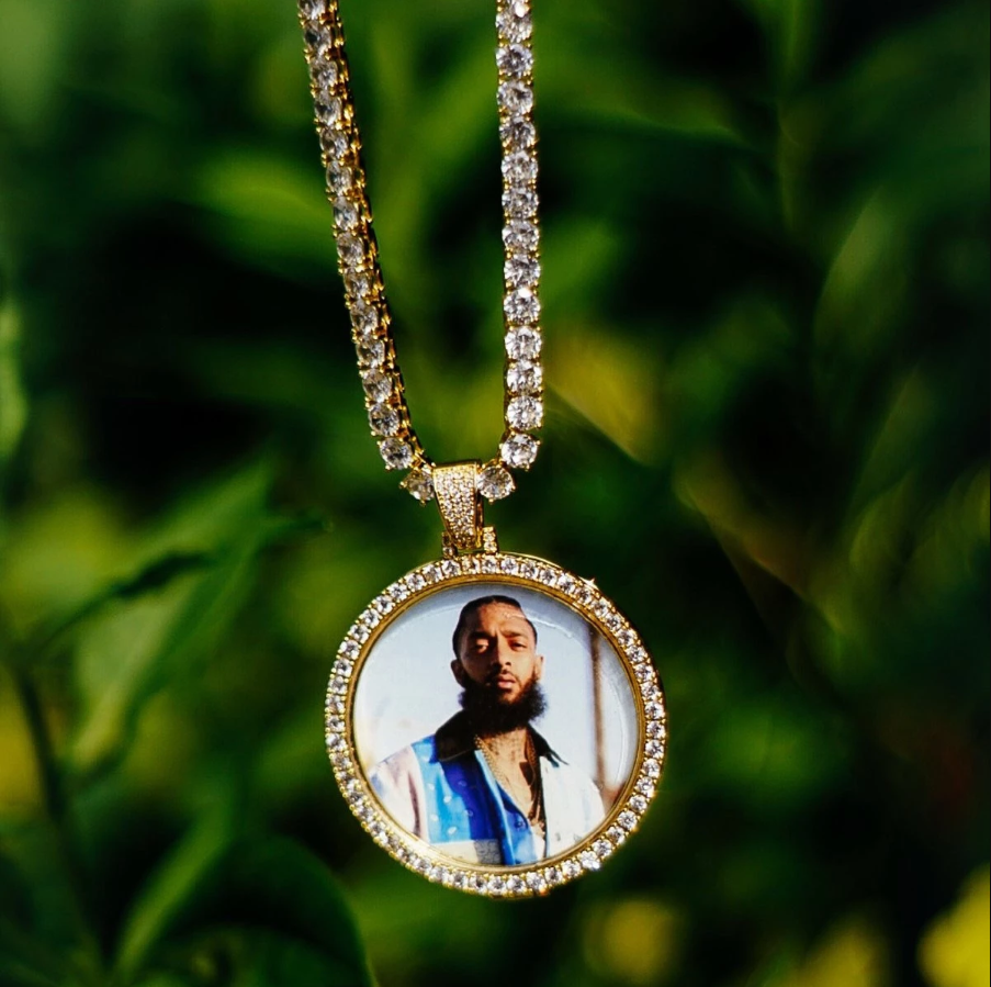 Custom Made Photo Medallions Necklace For Men