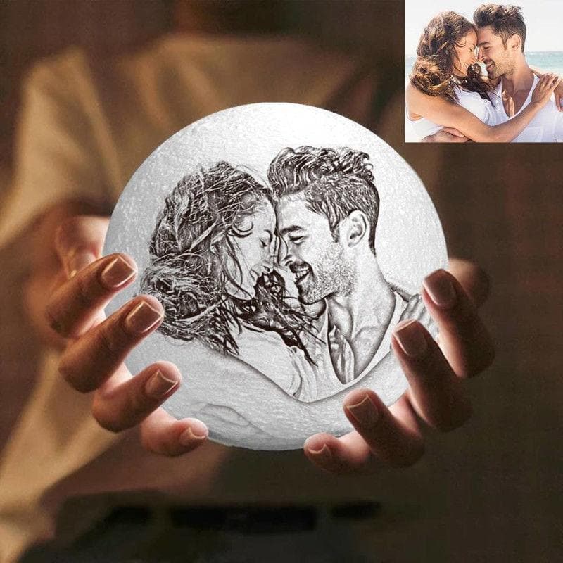 Magic 3D Printing Photo Engraved Moon Light Best Gift For A Loved One