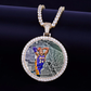 Lakers Kobe Bryant Custom Made Photo Medallions Necklace