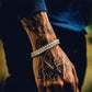 Fashion luxury 5mm men's Bracelet 1 row chain Tennis Bracelet rapper dancer jewelry bracelet women Rhinestone Bracelet