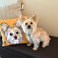 Custom Dog Portrait Pillow, Pet Memorial Gift Christmas Gift