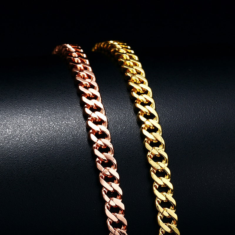 6mm Miami Cuban Link Bracelet Gold Exquisite Micro Pave Luxury Crystal Bracelets For Women Hip Hop Jewelry Bling Gift
