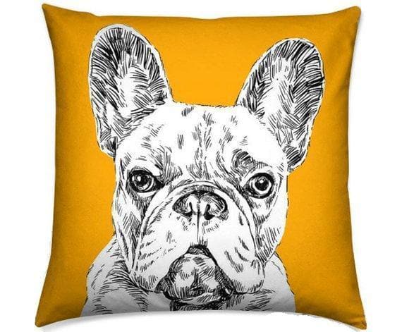 Custom Dog Portrait Pillow, Pet Memorial Gift Christmas Gift