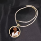 Lakers Kobe Bryant Custom Made Photo Medallions Necklace