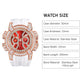 New Hip Hop Diamond Watch For Men Fashion 50mm Big Dial Unique Diamond Watches Luxury Ice Out Watreproof Relogio Masculino