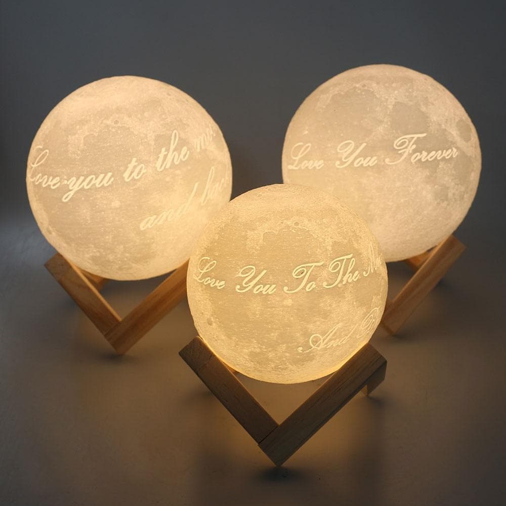 Original Custom Photo 3D Printed Moon Light-Best Christmas Gift